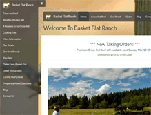 Tablet Screenshot of basketflatranch.com